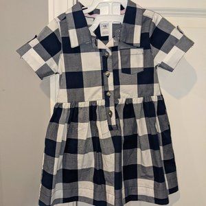 Carter's Buffalo Plaid Baby Girl Dress 18months
